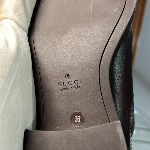 Guccissima Calfskin Miro Soft Knee High Riding Boots in Chocolate - Picture 12 of 12